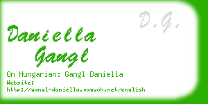 daniella gangl business card